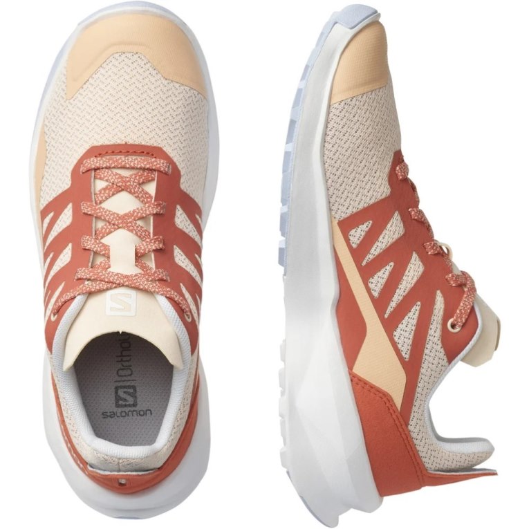 Tenis Senderismo Salomon Patrol Niños Beige Rojos | MX MWFL109